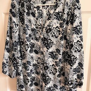 Floral Print Women's Top